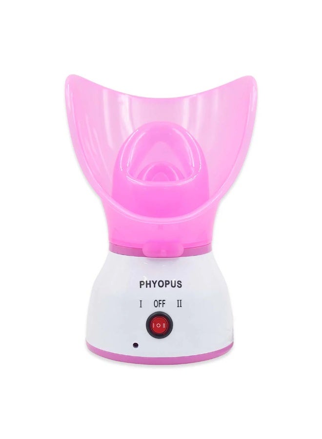 DubaiGallery PHYOPUS PH-718 Hot Mist Facial Steamer For Women Skin Care, Opens Pores And Removes Impurities, Lightweight Compact Beauty Device For Home Use, 2 Pin - Image 2